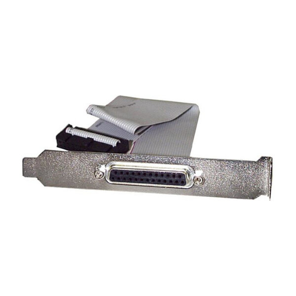 StarTech 40cm DB25 Parallel Buchse auf IDC 25 Pin Header Slotblech
