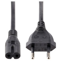 StarTech 1m Standard Laptop Power Cord - EU to C7 Power...