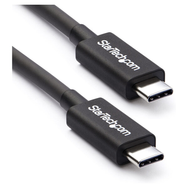StarTech 0.5m Thunderbolt 3 40Gbps USB-C Cable Thunderbolt USB and DisplayPort Compatible