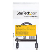StarTech 0.5m Thunderbolt 3 40Gbps USB-C Cable Thunderbolt USB and DisplayPort Compatible