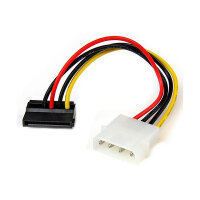 StarTech 6in 4 Pin Molex to Left Angle SATA Power Cable...