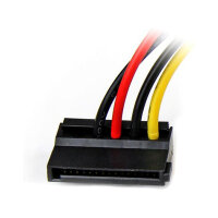 StarTech 6in 4 Pin Molex to Left Angle SATA Power Cable...