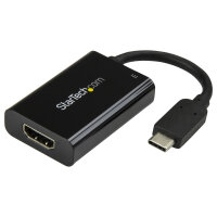 StarTech USB-C auf HDMI Adapter mit USB Stromversorgung - USB Typ C zu HDMI Konverter fur Computer mit USB C - 4K 60Hz