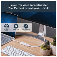 StarTech USB-C zu HDMI Adapter - USB Typ C zu HDMI Konverter fr Computer mit USB - 4K 60Hz - Weiss