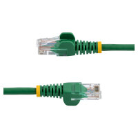 StarTech 0.5m Green Cat5e Patch Cable with Snagless RJ45 Connectors - Short Ethernet Cable - 0.5 m Cat 5e UTP Cable