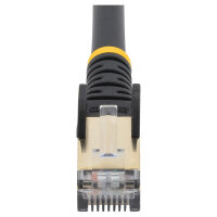 StarTech CAT6a Ethernet Cable - 2m - Black Network Cable - Snagless RJ45 Cable - Ethernet Cord - 2 m / 6 ft