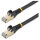 StarTech CAT6a Ethernet Cable - 2m - Black Network Cable - Snagless RJ45 Cable - Ethernet Cord - 2 m / 6 ft