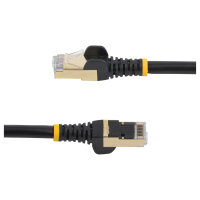 StarTech CAT6a Ethernet Cable - 3m - Black Network Cable - Snagless RJ45 Cable - Ethernet Cord - 3 m / 10 f