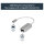 StarTech USB-C auf Gigabit Netzwerk Adapter - USB Type-C Ethernet Konverter mit Aluminium Gehuse - Silber