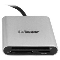 StarTech USB 3.0 Flash Memory Multi-Card Reader / Writer with USB-C - SD microSD CompactFlash