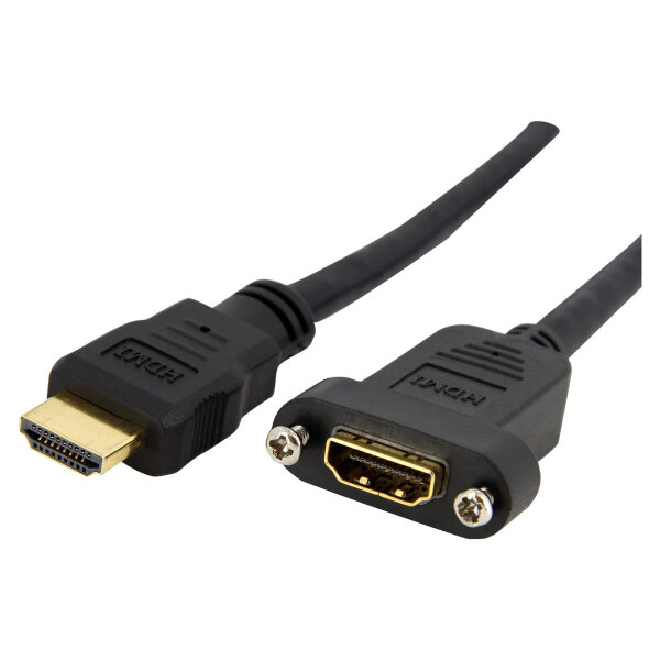 StarTech 91cm 3ft Standard HDMI Cable for Panel Mount - F/M