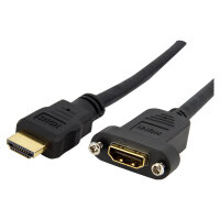 StarTech 91cm 3ft Standard HDMI Cable for Panel Mount - F/M