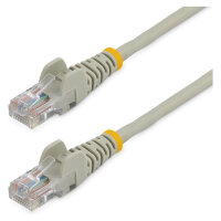 StarTech 0.5m Gray Cat5e Patch Cable with Snagless RJ45...