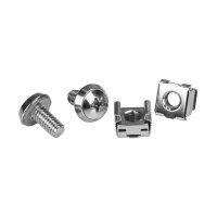 StarTech Rack Screws 20 Pack Installation Tool 12 mm M6...