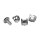 StarTech Rack Screws 20 Pack Installation Tool 12 mm M6 Screws M6 Nuts Cabinet Mounting Screws and Cage Nuts