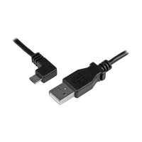 StarTech Micro-USB Charge-and-Sync Cable M/M - Left-Angle Micro-USB - 24 AWG - 0.5 m