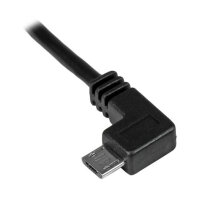 StarTech Micro-USB Charge-and-Sync Cable M/M - Left-Angle Micro-USB - 24 AWG - 0.5 m