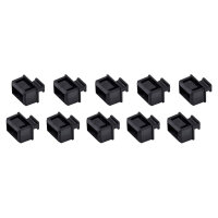 StarTech SFP Dust Cover - 10 Pack - Black - SFP Port Cover - Fiber Optic Dust Caps - SFP Plug - SFP Port Dust Cover - SFP Cover