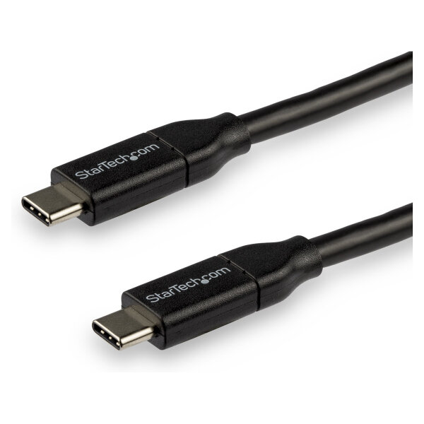 StarTech USB C To USB C Cable - 10 ft / 3m - USB-IF Certified - 5A PD - USB 2.0 - USB Type C Charging Cable - USB C Fast Charge