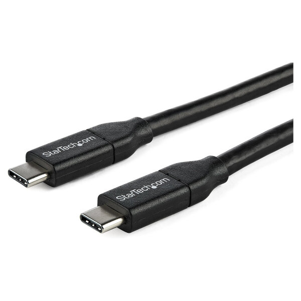 StarTech USB C To USB C Cable - 3 ft / 1m - USB-IF Certified - 5A PD - USB 2.0 - USB Type C Charging Cable - USB C Fast Charge C