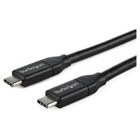StarTech USB C To USB C Cable - 3 ft / 1m - USB-IF Certified - 5A PD - USB 2.0 - USB Type C Charging Cable - USB C Fast Charge C