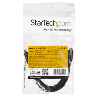 StarTech USB C To USB C Cable - 3 ft / 1m - USB-IF Certified - 5A PD - USB 2.0 - USB Type C Charging Cable - USB C Fast Charge C