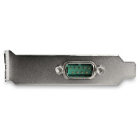 StarTech 1 Port Serielle Schnittstellenkarte PCIe mit 16950 UART - Serial Adapter - 921,4 Kbps - Windows und Linux