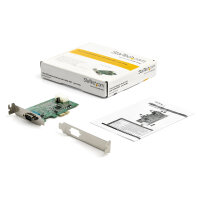 StarTech 1 Port Serielle Schnittstellenkarte PCIe mit 16950 UART - Serial Adapter - 921,4 Kbps - Windows und Linux