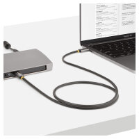 StarTech 1 m USB4 Kabel, USB-IF zertifiziertes USB C Kabel, 40Gbit/s - USB-Kabel - 24 pin USB-C (M)