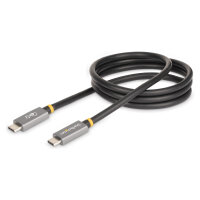 StarTech 1 m USB4 Kabel, USB-IF zertifiziertes USB C Kabel, 40Gbit/s - USB-Kabel - 24 pin USB-C (M)