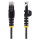 StarTech 0.5 m CAT6 Cable - Slim CAT6 Patch Cord - Black - Snagless RJ45 Connectors - Gigabit Ethernet Cable - 28 AWG