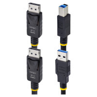 StarTech 10ft (3m) DisplayPort and USB 5Gbps KVM Cable -...