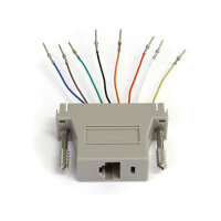 StarTech DB25 auf RJ45 modularer Adapter - Stecker/Buchse - Seriell Adapter - DB25 (St)