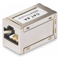 StarTech Shielded RJ45 Coupler, Inline Cat6a Coupler, F/F...