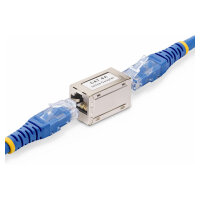 StarTech Shielded RJ45 Coupler, Inline Cat6a Coupler, F/F - Netzwerkkoppler - RJ-45 (W)