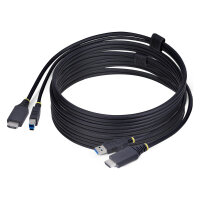 StarTech 10ft (3m) HDMI and USB 5Gbps KVM Cable -...