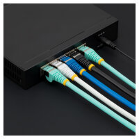 StarTech 3 m CAT6a Kabel, LSZH, 10 Gbit SFTP Netzwerk/Ethernet Kabel - Patch-Kabel - RJ-45 (M)