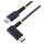 StarTech 1 m USB-C Ladekabel Mit Winkelstecker und 60W PD - Robust - USB-Kabel - 24 pin USB-C (M)