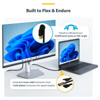 StarTech RHDMM1MP HDMI Kabel (2m, HDMI 2.0, 4k 60Hz, premium High Speed HDMI Kabel mit Ethernet, für Monitore oder TVs)