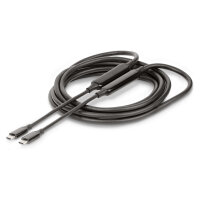 StarTech 3m Aktives USB C Kabel, 10Gbps, 60W, Lade-/Videokabel, 8K - USB-Kabel - 24 pin USB-C (M)