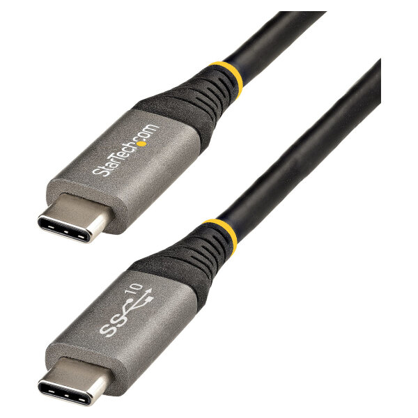 StarTech 50cm USB-C Kabel 10Gbit/s - USB-IF zertifiziertes USB-C Kabel - USB 3.1/3.2 Gen 2 Typ-C Kabel - 100W (5A)