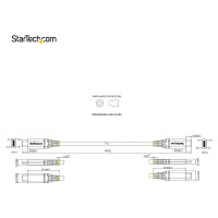 StarTech 1m USB-C Kabel 10Gbit/s - USB-IF zertifiziertes USB-C Kabel - USB 3.1/3.2 Gen 2 Typ-C Kabel - 100W (5A)