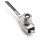 StarTech Slim Lock Noble Wedge Slot Compatible, 6.6ft Locking Cable - Sicherheitskabelschloss - Diebstahlschutz - 2 m - TAA-konform