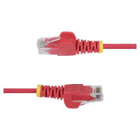 StarTech 2,5m Rotes Schlankes CAT6-Ethernet-Kabel Snagless RJ45 LSZH 28AWG Reines Kupfer Patchkabel/Netzwerkkabel