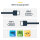 StarTech 3m Weisses USB-C Ladekabel 60W 3A PD Zweischichtige geflochtene Nylon-TPE-Hulle Robustes USBC Laptop-Handy Ladekabel