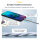 StarTech 3m Weisses USB-C Ladekabel 60W 3A PD Zweischichtige geflochtene Nylon-TPE-Hulle Robustes USBC Laptop-Handy Ladekabel
