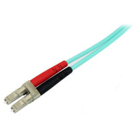 StarTech 10m 10Gb Aqua LC/LC Duplex 50/125 Multimode LSZH...