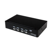 4 Port VGA / USB KVM Switch - 4-fach VGA KVM Umschalter...