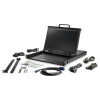 StarTech 1 HE KVM Konsole fr Server Racks - VGA KVM - 173in - 1080p HD