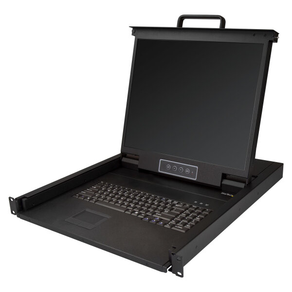 StarTech 1U Single-Port KVM Console for Server Rack 48,26cm 19Zoll
